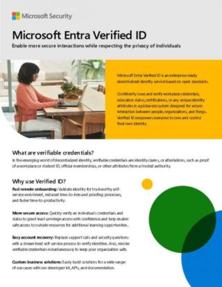 Microsoft Entra Verified Id A Systems Integrator